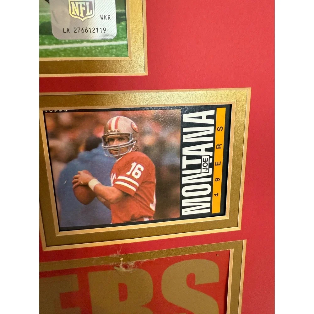 San Francisco 49ers Super Bowl MVP Signed Steve‎ Young Jerry Rice Montana art